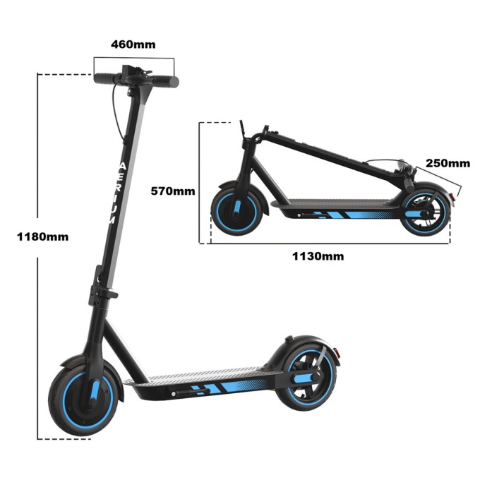 Hulajnoga elektryczna AERIUM MaxRide T500 niebieska Hulajnoga elektryczna AERIUM MaxRide T500 niebieska