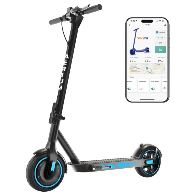 Hulajnoga elektryczna AERIUM MaxRide T500 niebieska Hulajnoga elektryczna AERIUM MaxRide T500 niebieska