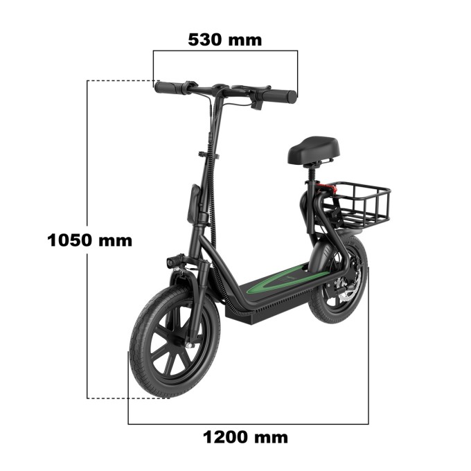 Hulajnoga elektryczna AERIUM AOVO PRO COMFORT V2 czarna
