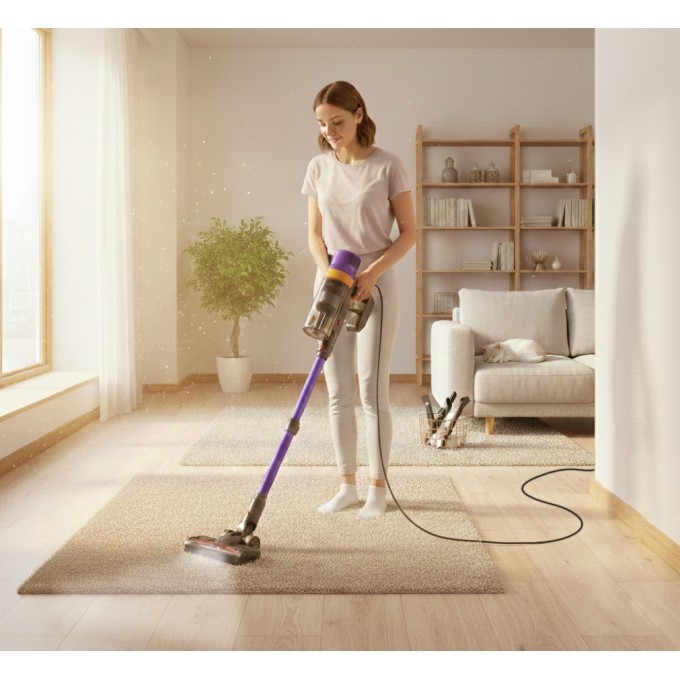 Odkurzacz pionowy bezworkowy zasilany przewodem AERIUM TurboClean AC500 Odkurzacz pionowy bezworkowy zasilany przewodem AERIUM TurboClean AC500